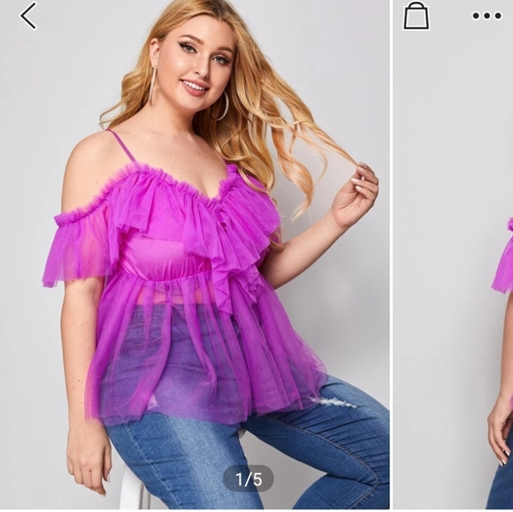 SHEIN Tops - Off Shoulder Top